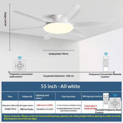 AeroGlow Modern Ceiling Fan Light