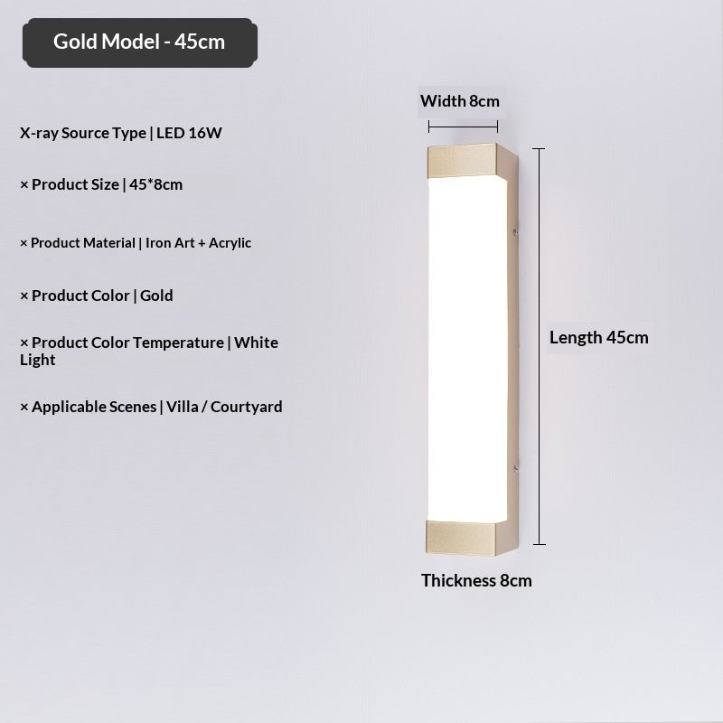 AquaShield Linear Outdoor Wall Sconce