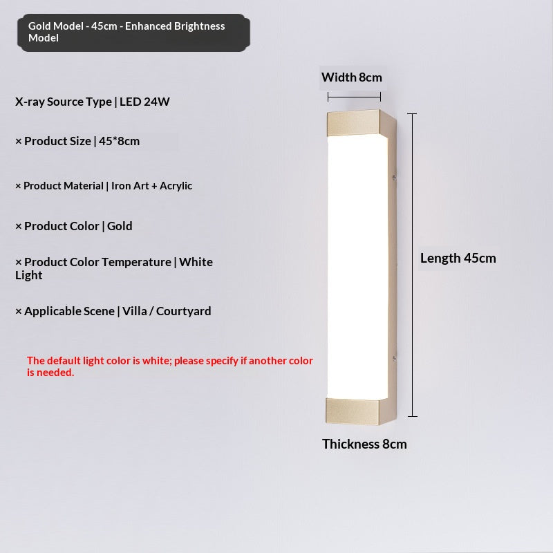 AquaShield Linear Outdoor Wall Sconce