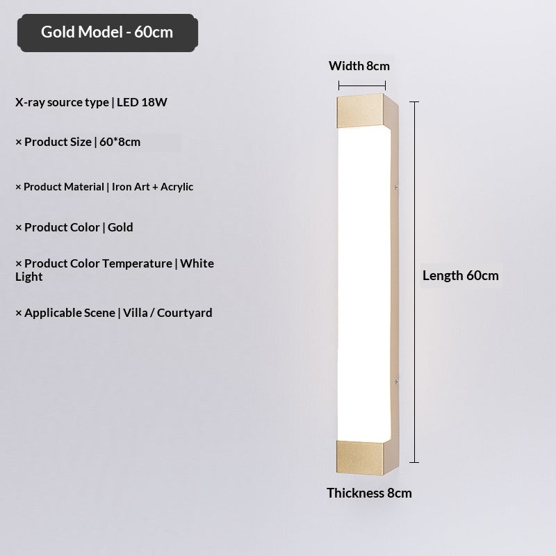AquaShield Linear Outdoor Wall Sconce