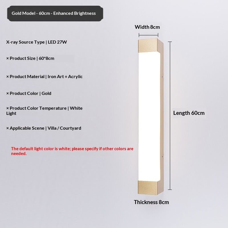 AquaShield Linear Outdoor Wall Sconce