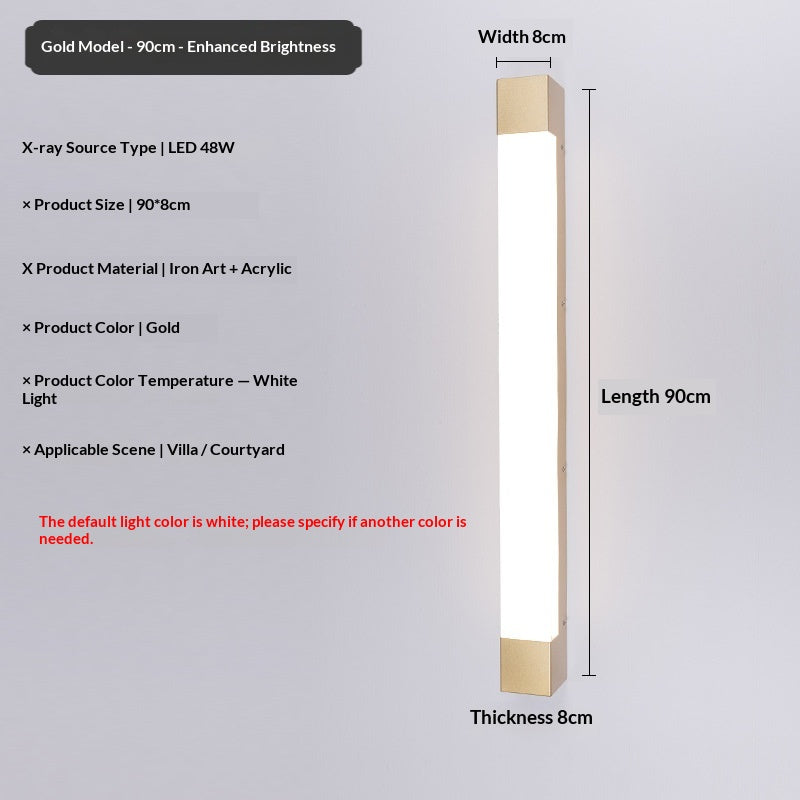 AquaShield Linear Outdoor Wall Sconce