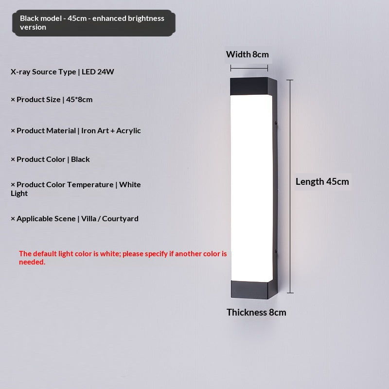 AquaShield Linear Outdoor Wall Sconce