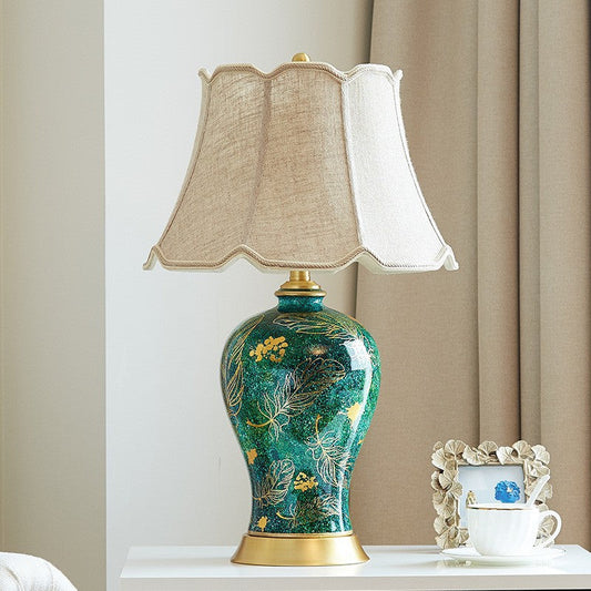 CeramiLuxe Modern Bedside Table Lamp