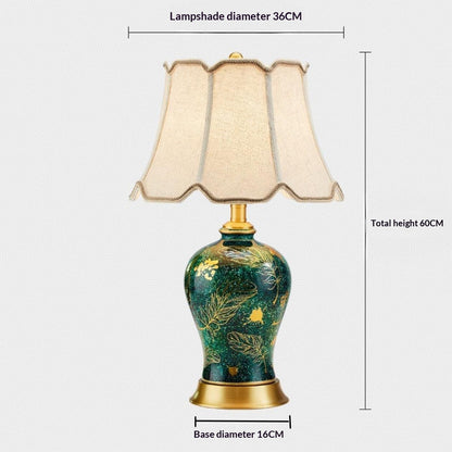 CeramiLuxe Modern Bedside Table Lamp