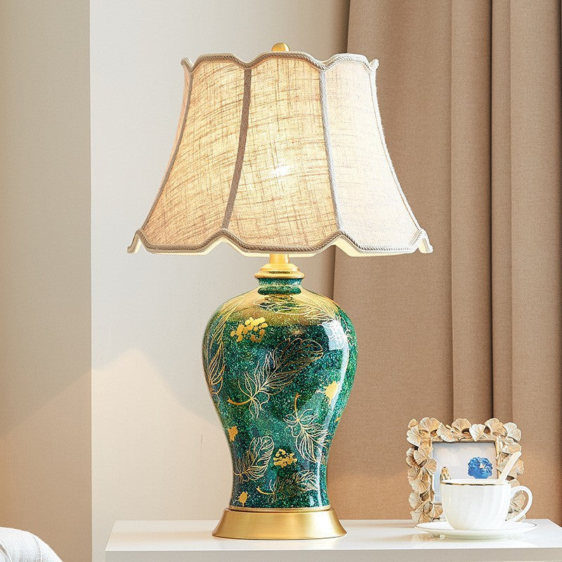 CeramiLuxe Modern Bedside Table Lamp