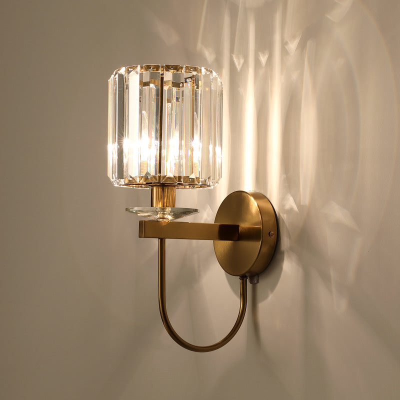 CrystalEdge Luxe Wall Sconce