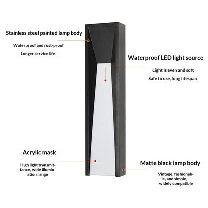GeoBeam Outdoor Waterproof Wall Light