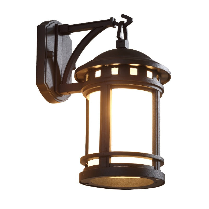 HeritageGlow Outdoor Lantern Wall Light