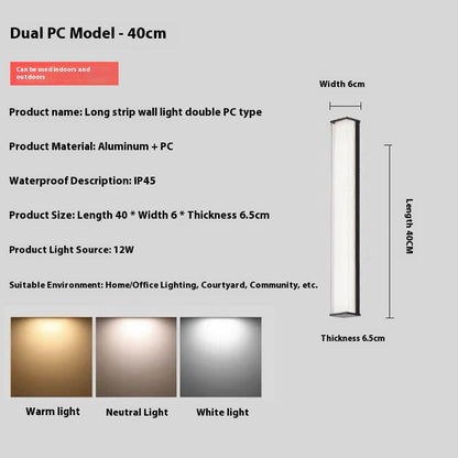 LinearGuard Outdoor LED Wall Light