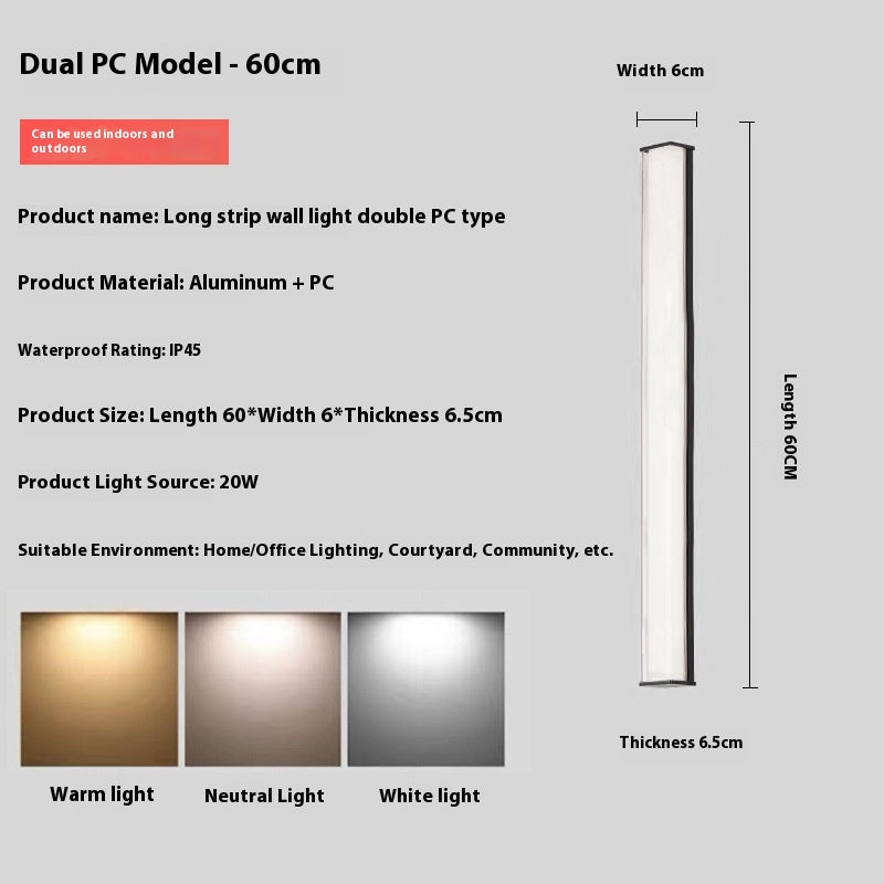 LinearGuard Outdoor LED Wall Light