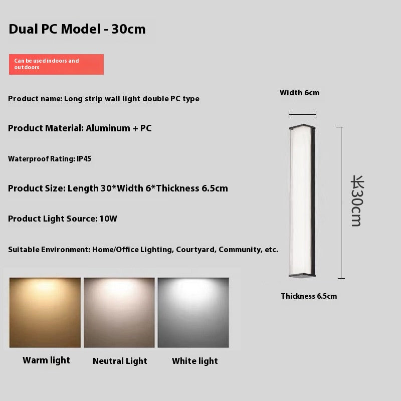 LinearGuard Outdoor LED Wall Light