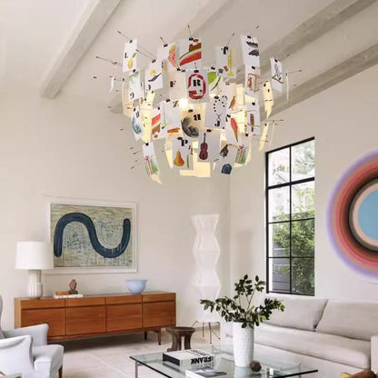 MemoGlow DIY Photo Pendant Chandelier