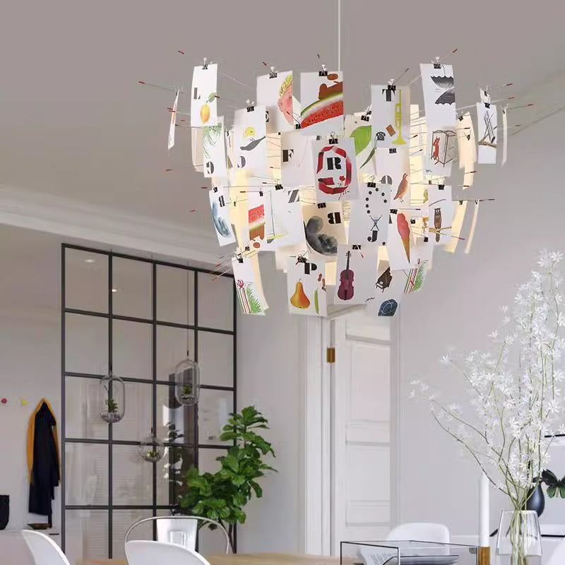 MemoGlow DIY Photo Pendant Chandelier