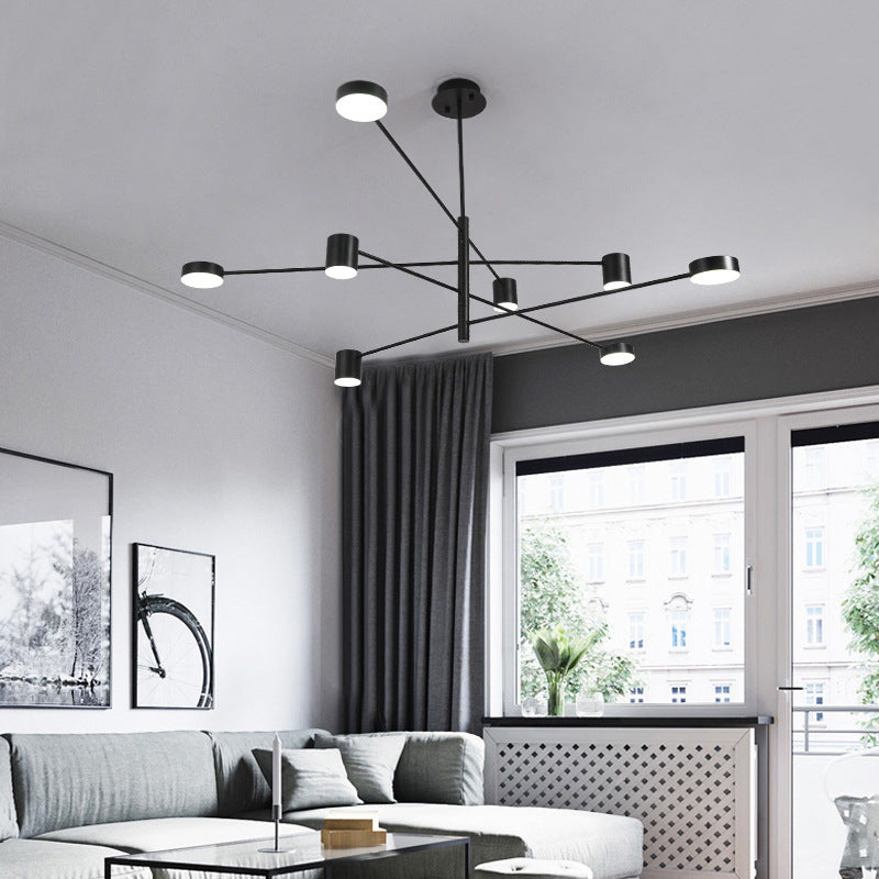 NordicArc Contemporary Iron Chandelier