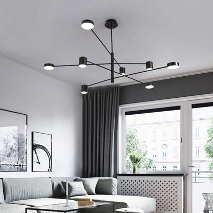 NordicArc Contemporary Iron Chandelier
