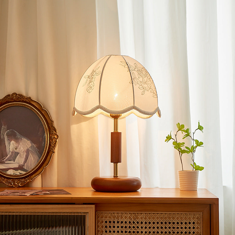OakLinen Heritage Fabric Table Lamp