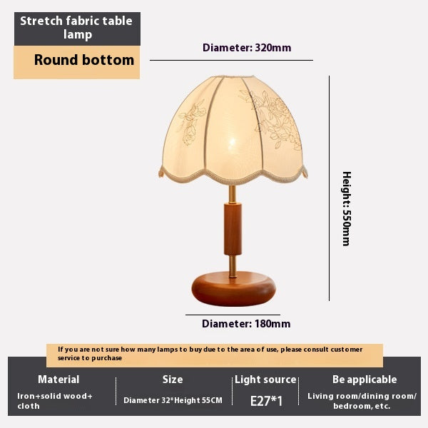 OakLinen Heritage Fabric Table Lamp