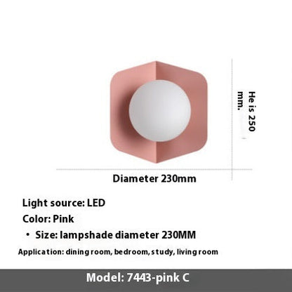 PastelAura Modern Corridor Wall Light