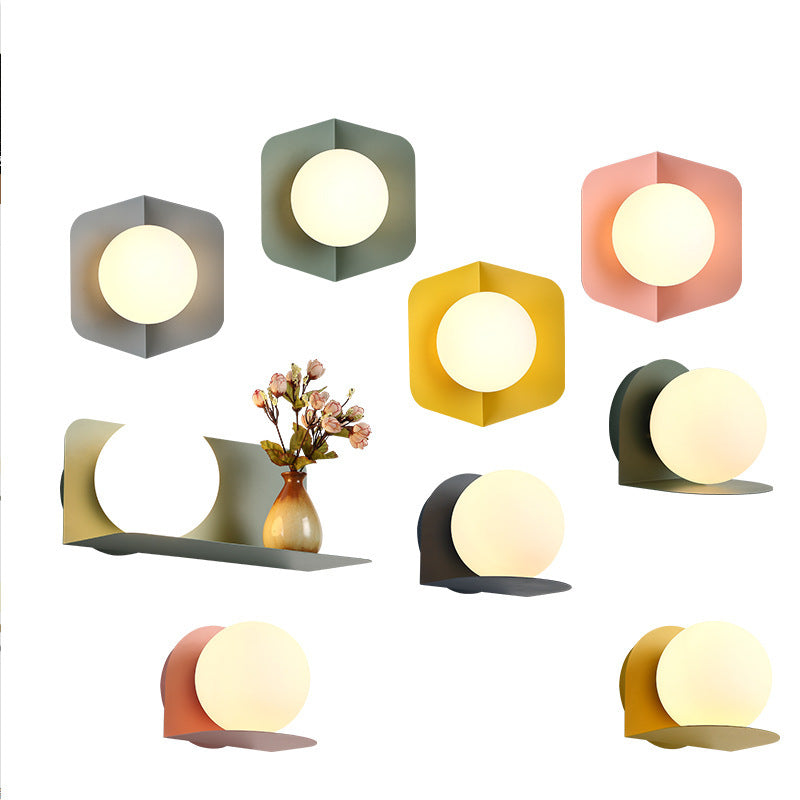 PastelAura Modern Corridor Wall Light