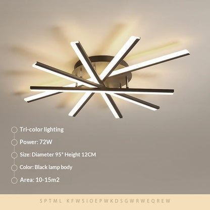 PureLite Minimalist Flush Ceiling Lamp