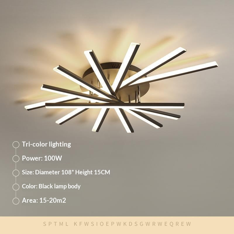 PureLite Minimalist Flush Ceiling Lamp
