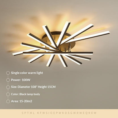 PureLite Minimalist Flush Ceiling Lamp