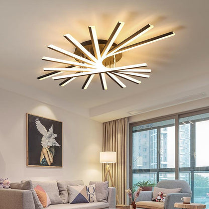 PureLite Minimalist Flush Ceiling Lamp