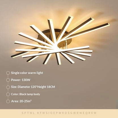 PureLite Minimalist Flush Ceiling Lamp