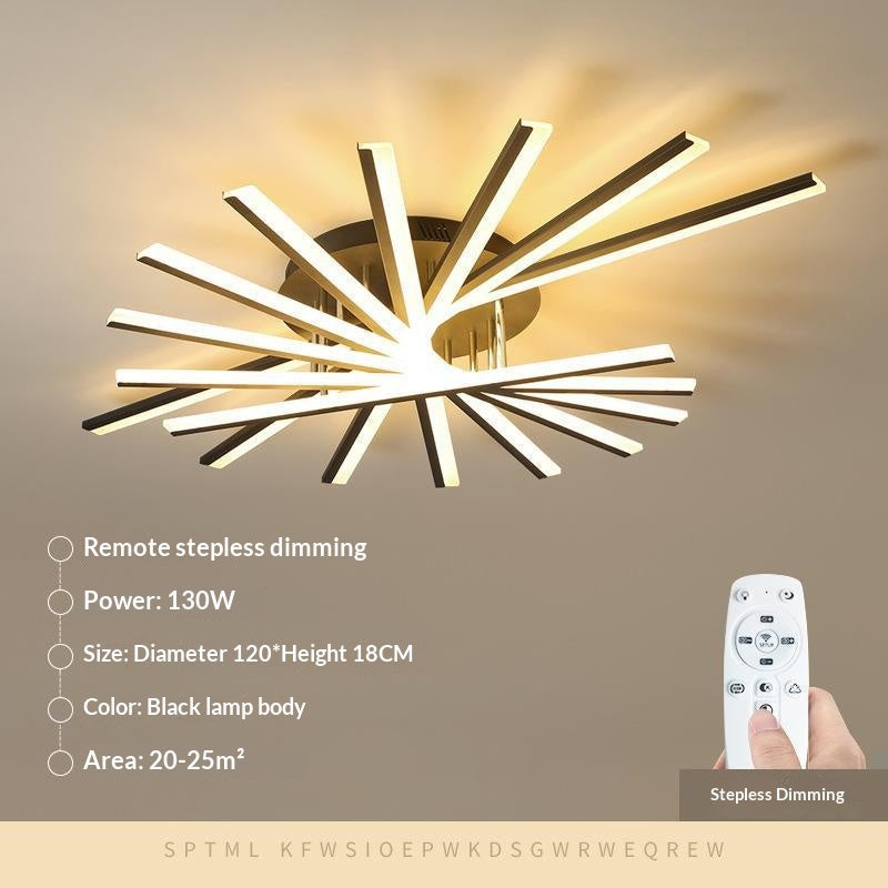 PureLite Minimalist Flush Ceiling Lamp