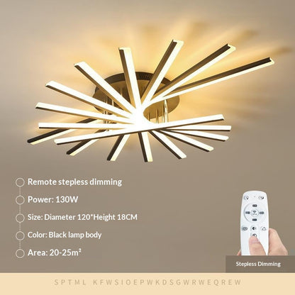 PureLite Minimalist Flush Ceiling Lamp