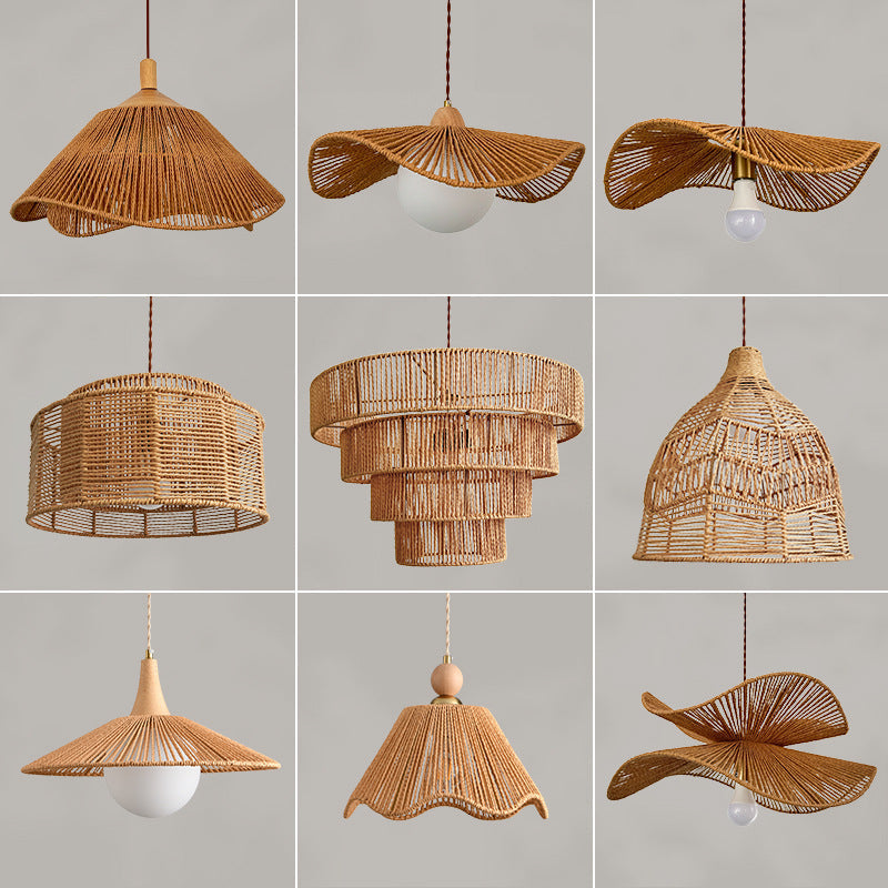 RusticRope Wabi-Sabi Pendant Light