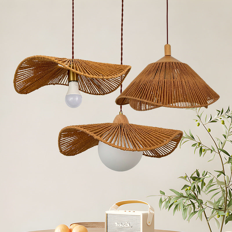 RusticRope Wabi-Sabi Pendant Light