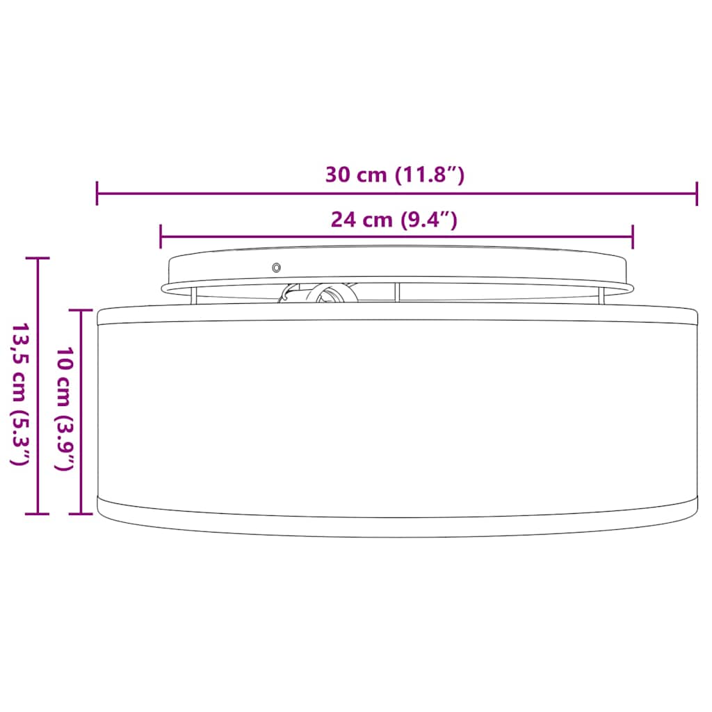SoftGlow Fabric Adjustable Ceiling Light