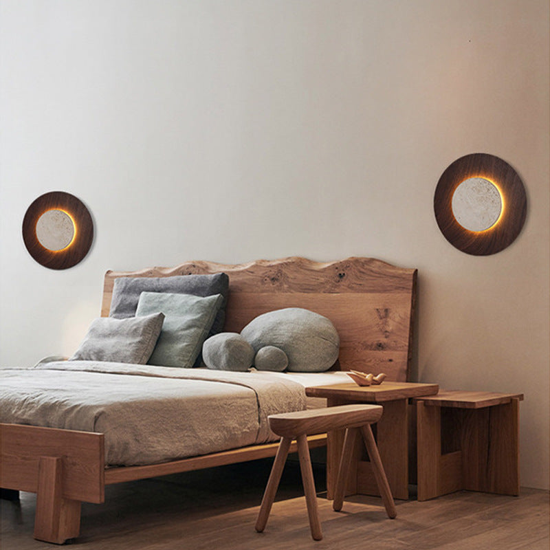 TravertineAura Nordic Wall Light