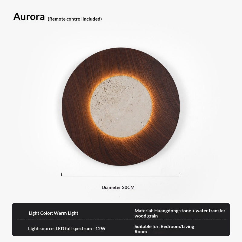 TravertineAura Nordic Wall Light