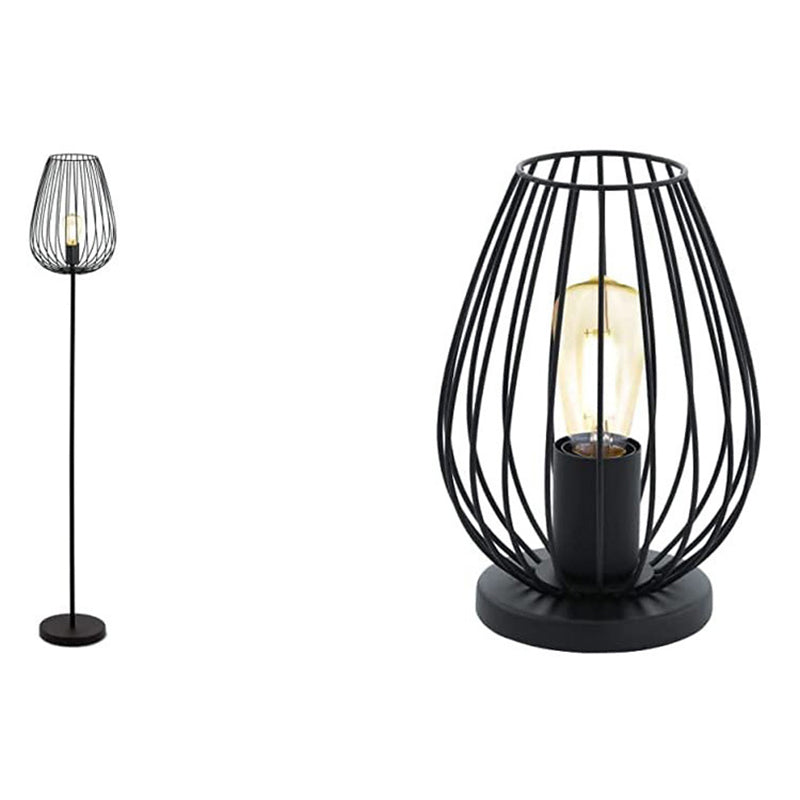 VintageArc Iron Floor Standing Lamp