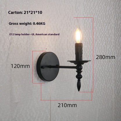 VintageFlame Industrial Wall Sconce